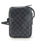 Louis Vuitton Shoulder Bag LEM Damier Graphite Grey Black Silver — view 3