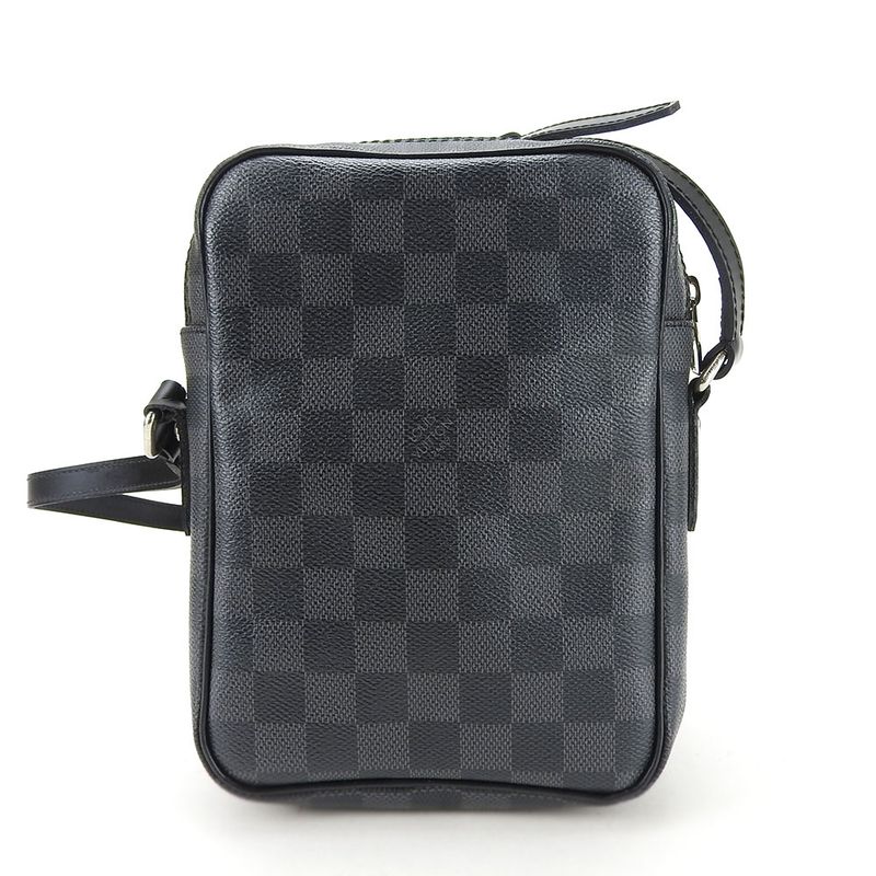 Louis Vuitton Shoulder Bag LEM Damier Graphite Grey Black Silver — view 3