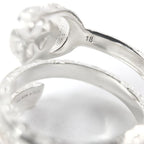Gucci Double G Key Motif Ring AG 925 Silver 18 Weight — view 7