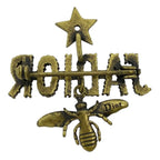 Dior Ja Brooch Pin Bee Logo Accessories Rhinestone — view 6