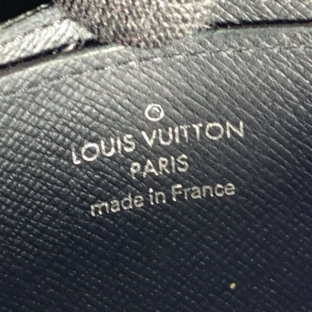 Louis Vuitton Damier Graphite Zippy Coin Purse Case Black — view 6