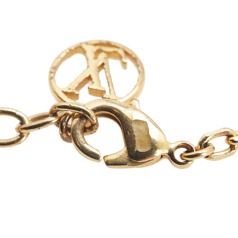 Louis Vuitton Collier Twin Rocks Gold Silver Plated Metal — view 4