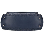 Chanel Top Handle Caviar Leather Chain Shoulder Bag — view 4