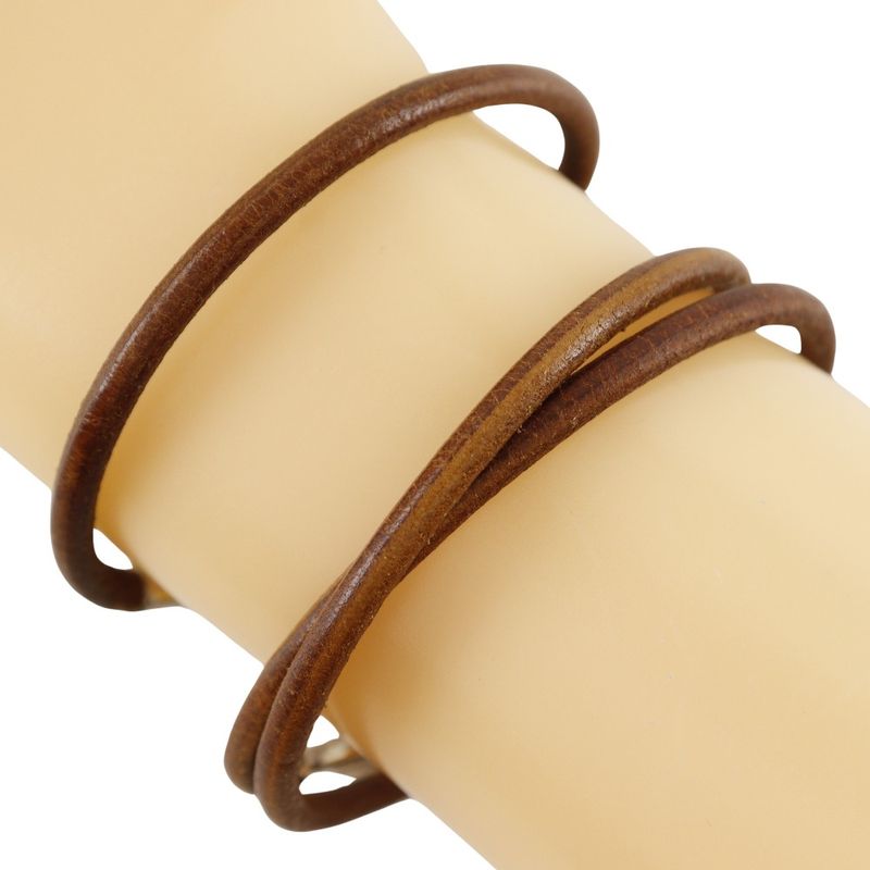 Hermes Jumbo Choker Set Leather Brown 9.9 g Bracelet — view 4