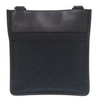 Gucci 27639 GG Canvas Leather Black Shoulder Bag 1047 — view 2