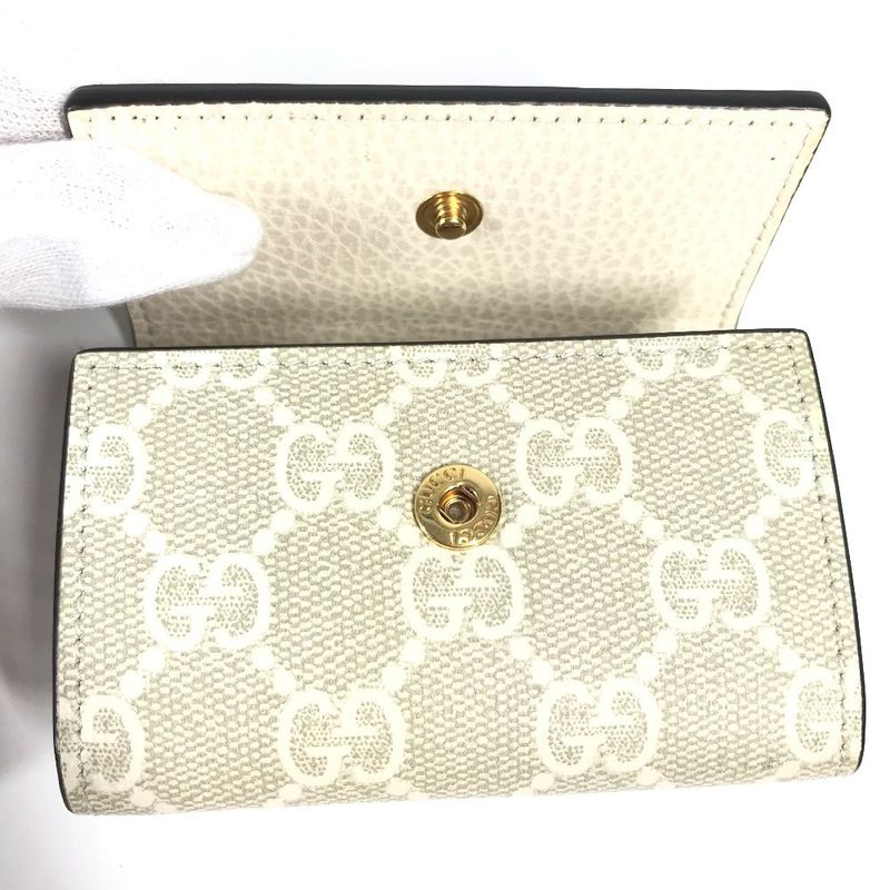 Gucci Key Case GG Leather Beige — view 8