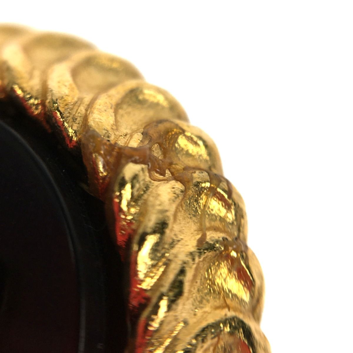 Chanel Vintage Coco Mark Earrings Black — view 5