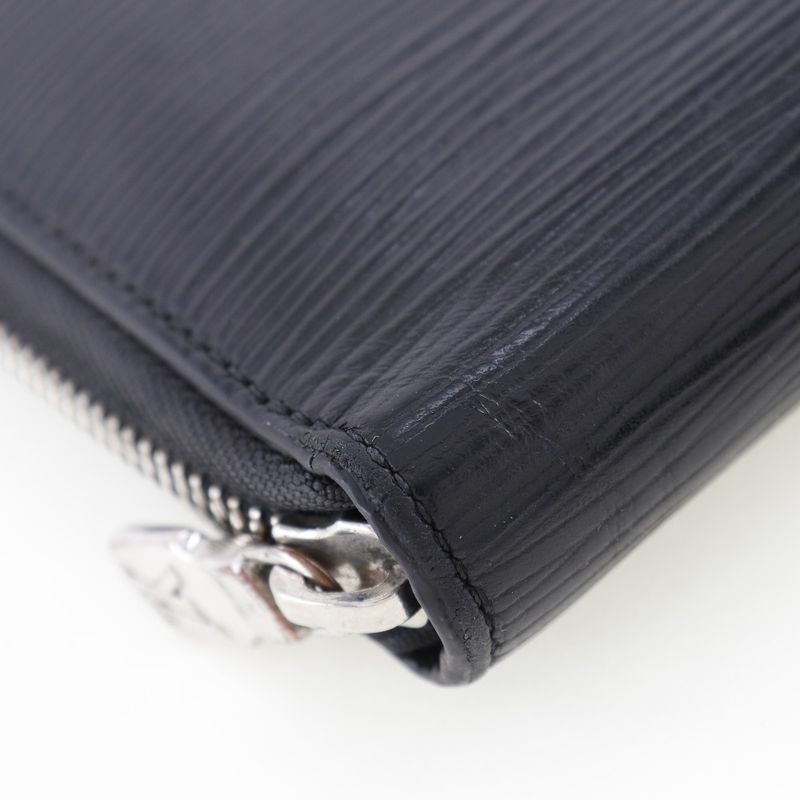 Louis Vuitton Zippy Organizer Epi Leather Noir Black Ca0139 Long — view 4