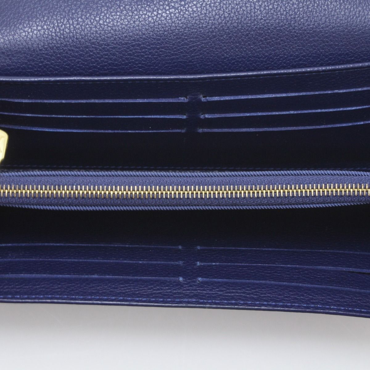 Louis Vuitton Bifold Long Wallet Portefeuille Lock Me Navy — view 6