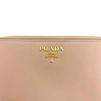 Prada Round Zipper Long Wallet Beige 1 Ml506 — view 6