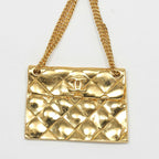 Chanel Bag Motif Quilted Gold Plated 19 g Brooch — view 6