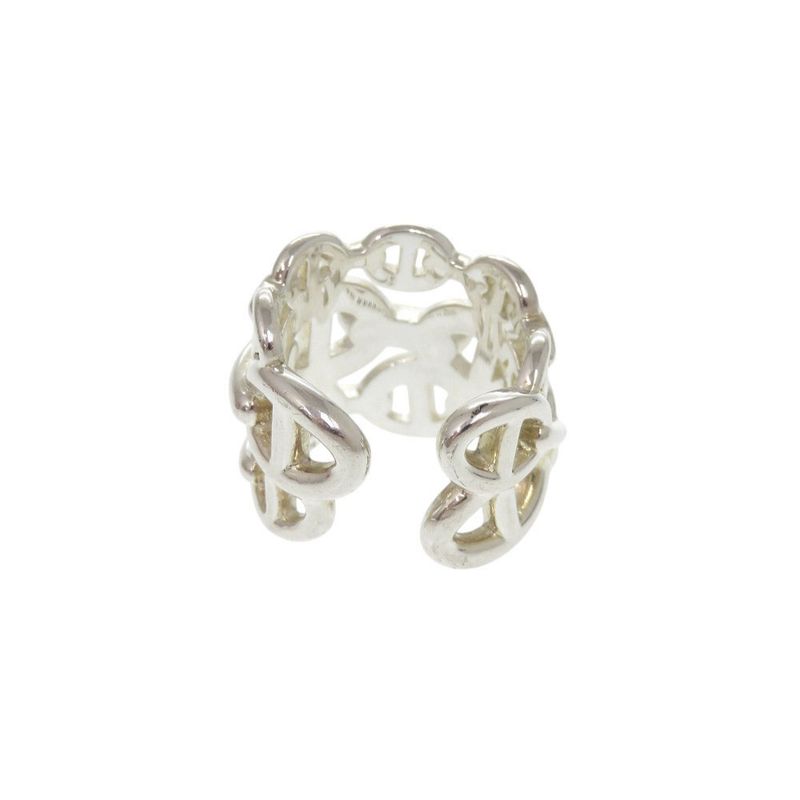 Hermes Chaine D'ancre Anchene GM Size 53 Silver 925 Ring 0340 — view 7