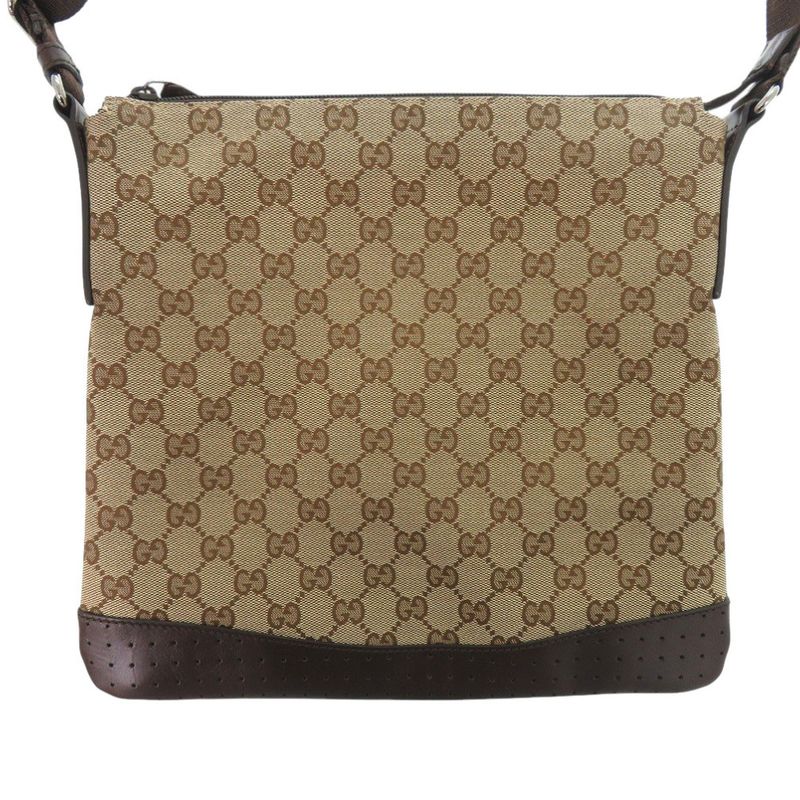 Gucci GG Canvas Brown Shoulder Bag 0470 — view 2