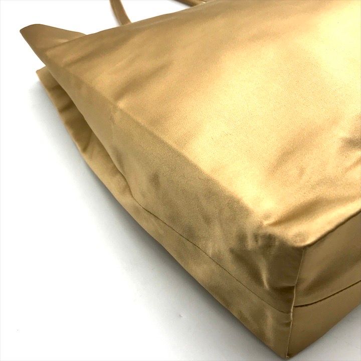 Prada Silk Satin Tote Beige — view 5