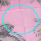 Hermes Rectangle Aloha Pink 100% Silk Scarf Large Accessory — view 4