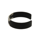 Hermes Trinkaaf Bangle Stainless Steel Black Silver Hardware 0872 — view 6