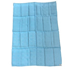 Christian Dior I631 Cannage Jacquard Stole Silk Large Light Blue Shawl — view 3