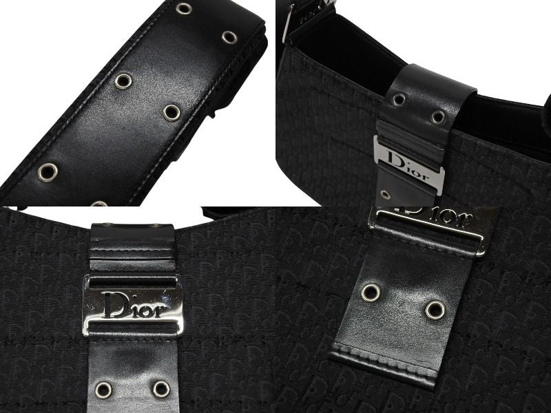 Dior Trotter Line Street Chic Shoulder Bag Black — view 7