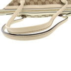Gucci GG Canvas Leather Beige Tote Bag 1248 — view 5