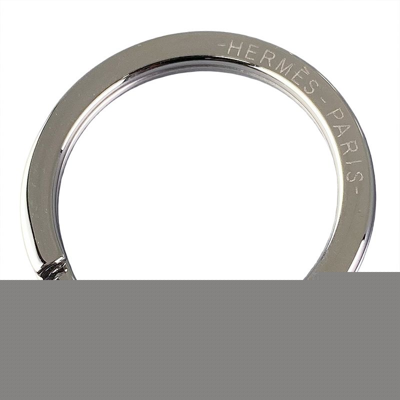 Hermes Faille A Cheval Key Ring — view 5