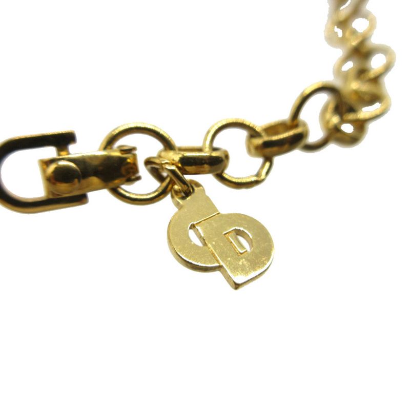 Christian Dior Vintage Choker Rope Necklace Metal Gold 1941 — view 5