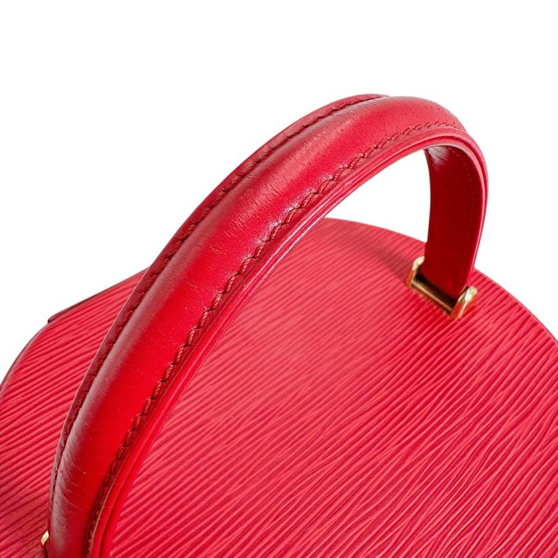 Louis Vuitton Epi Handbag Cannes Castellian Red — view 9