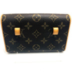 Louis Vuitton Pochette Florentine Monogram Waist Bag Brown Leather — view 2