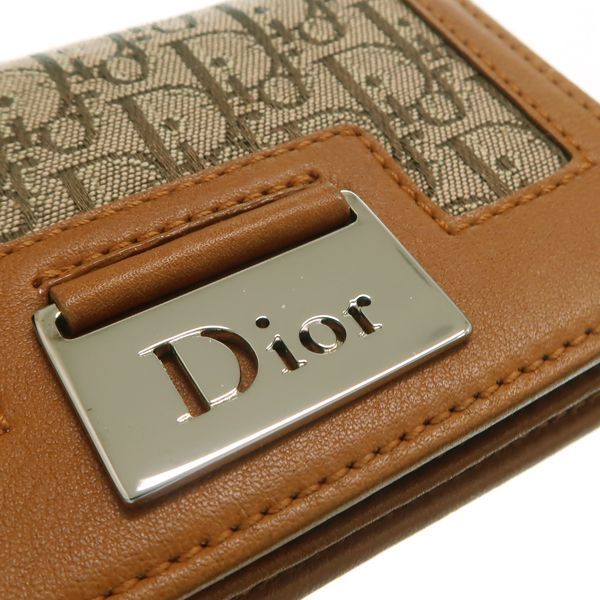 Christian Dior Street Chic Card Case Business Holder 0056 Trotter Canvas — view 7