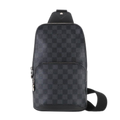 Louis Vuitton Damier Graphite Avenue Ring Body Shoulder Bag Black