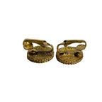 Chanel Vintage Coco Mark Motif Logo Earrings Accessories Small Items Gold 08877 — view 4