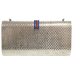 Gucci Metal Crystal Silver Chain Shoulder Bag 0347 — view 3