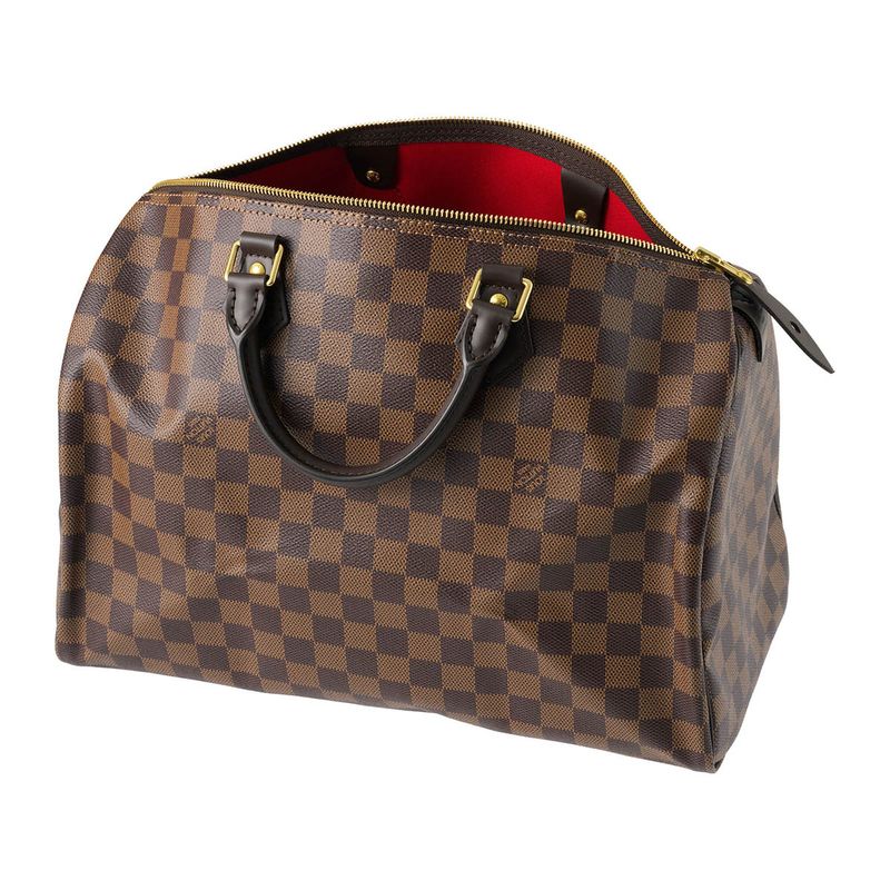 Louis Vuitton Speedy 35 Brown Boston Bag — view 4