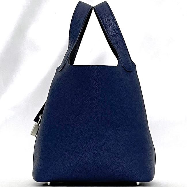 Hermes Handbag Picotin Lock PM Navy Blue Nuit — view 2
