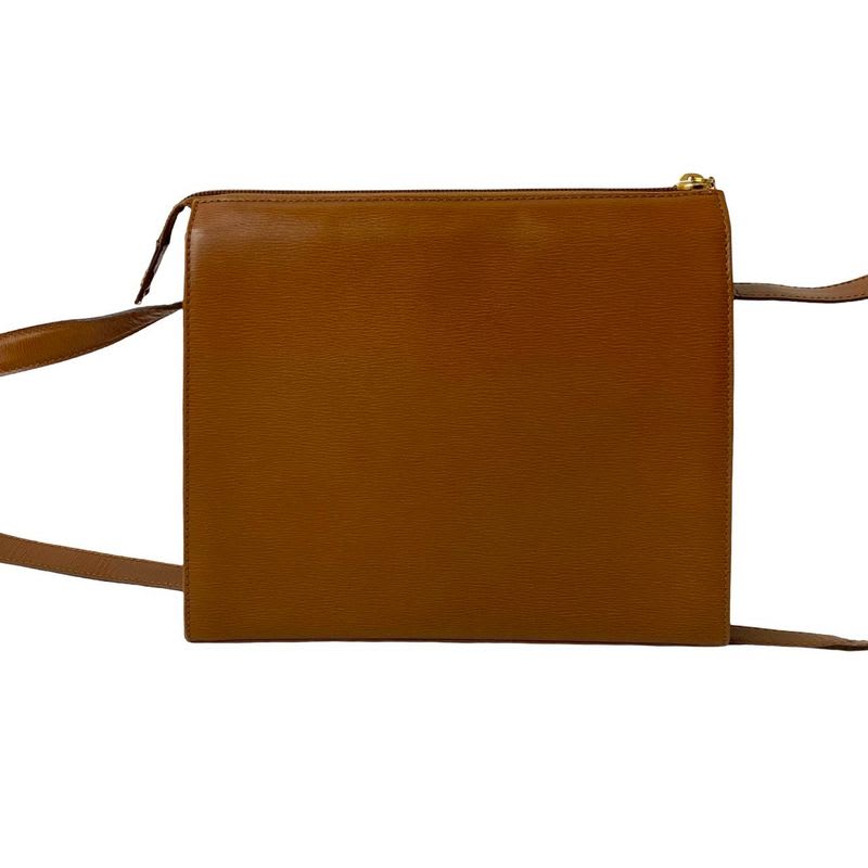 Christian Dior CD Logo Plate Hardware Leather Shoulder Bag