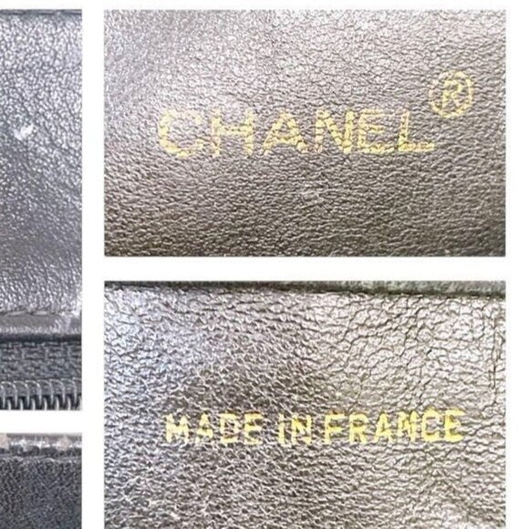 Authentic CHANEL Jumbo XL Shopping Tote Timeless Classic Black Lambskin Vintage — view 9
