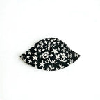 Chanel Hat Cotton Black White Bucket Coco Mark Logo — view 3