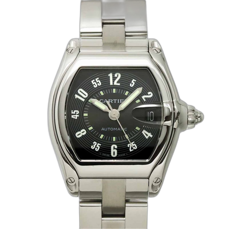 Cartier Roadster LM Watch Date Black