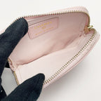 Chanel Quilted Pink Coin Case Purse Caviar Leather Gold Hardware — view 3