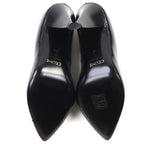 Celine Metal Toe Leather Pumps Black Silver 35 Storage With Bag — view 8