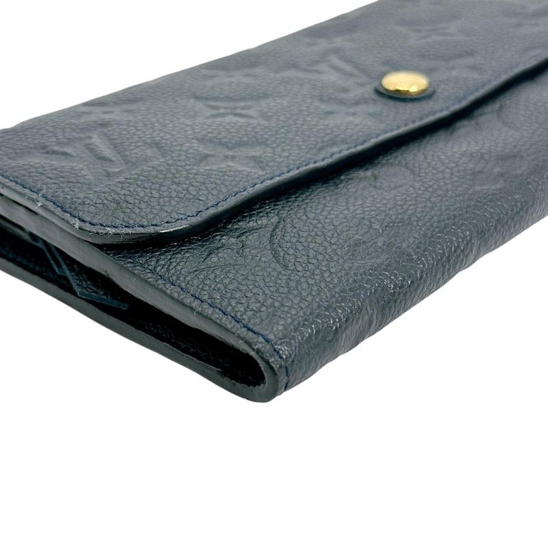 Louis Vuitton Monogram And Empreinte Leather Trifold Portefeuille — view 4
