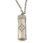 Louis Vuitton Monogram Strass Pill Case Necklace Pendant Chain Logo — view 3