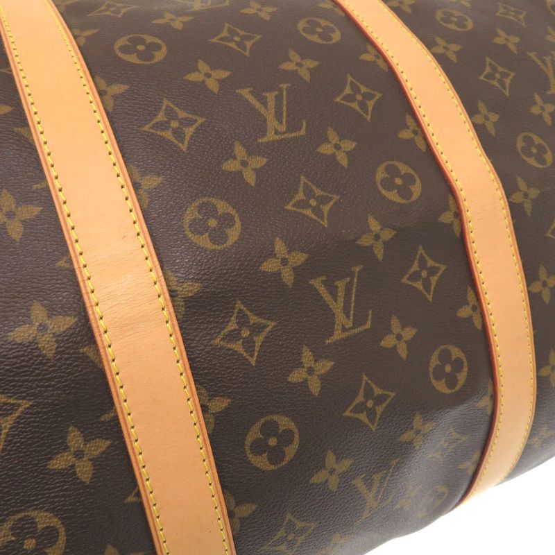 Louis Vuitton Keepall Bandouliere 60 Monogram Boston Bag 1065 — view 9