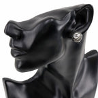 Chanel Coco Mark Metal Silver 99 P 11.7 g Earrings — view 3