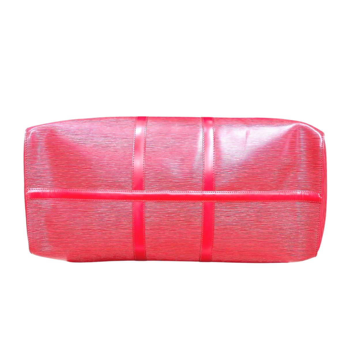 Louis Vuitton Epi Travel Bag Keepall 55 Boston Red — view 5