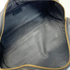 Celine Macadam Pattern Brown Drum Bag Gold Hardware — view 5