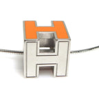 Hermes Necklace H Cube Caged Ash — view 4
