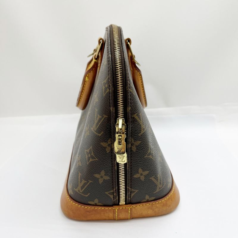 Louis Vuitton Monogram Alma Bag Handbag Brown — view 3