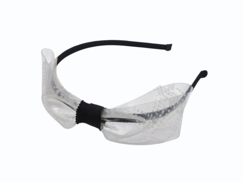 Chanel Headband CC Logo Clear Black