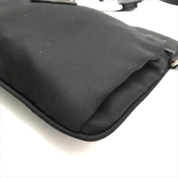 Prada Waist Pouch Nylon Tessuto Black — view 5