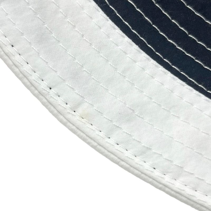 Hermes Cotton Linen Hat Black and White 57 — view 7